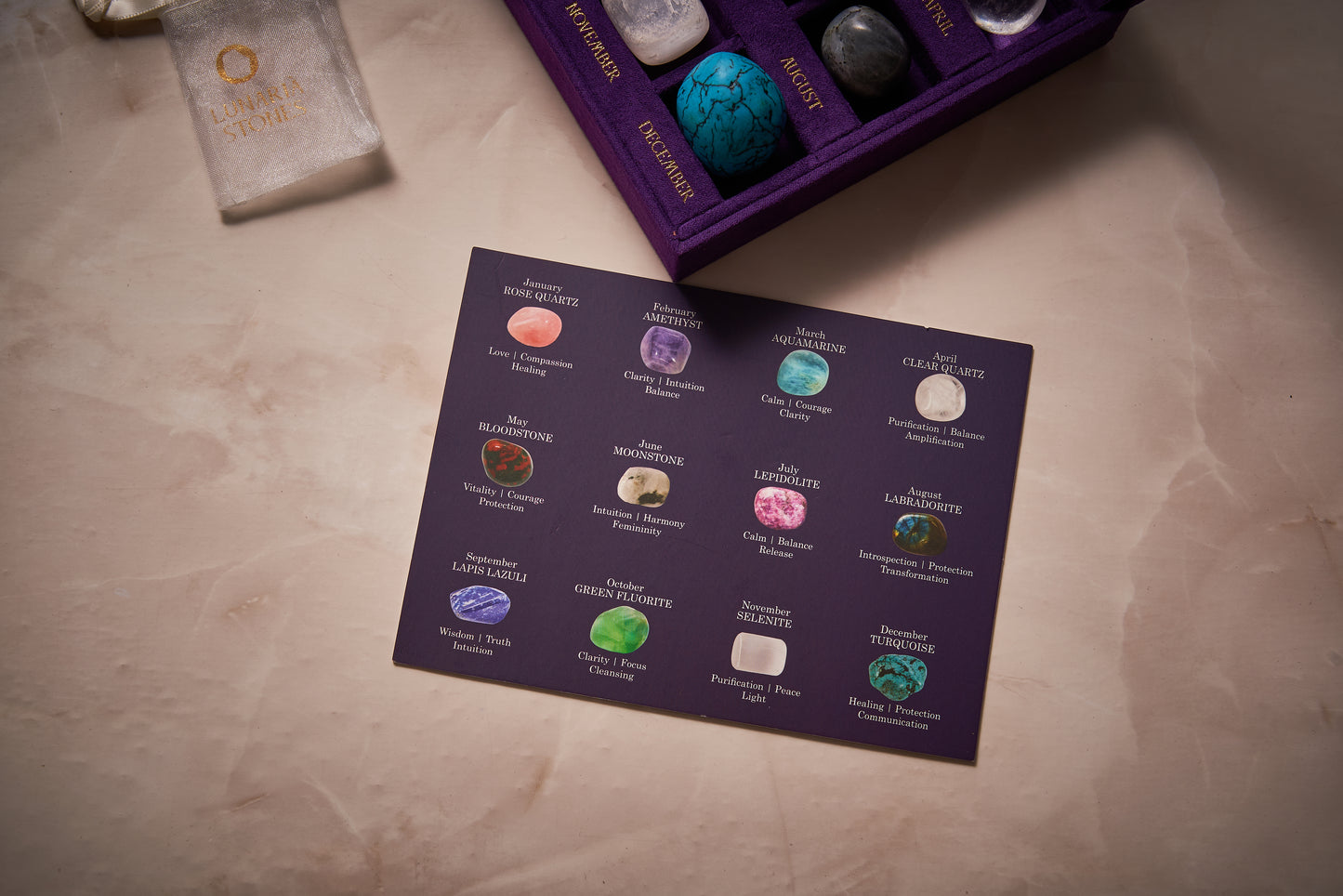 Lunarià Zodiac Crystal Set