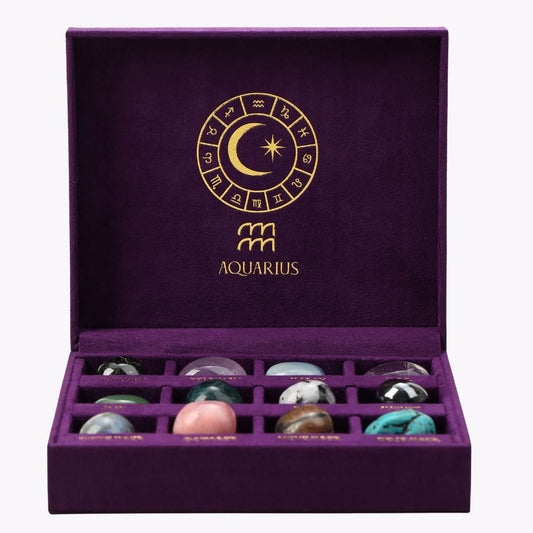 Zodiac Crystal Set Aquarius