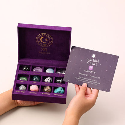 Zodiac Crystal Set Aquarius