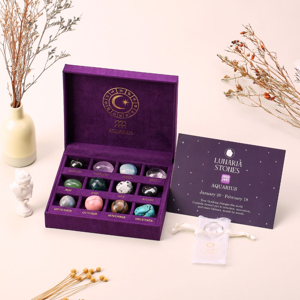 Zodiac Crystal Set Aquarius