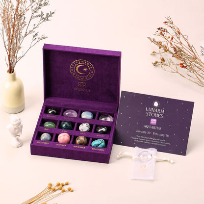 Zodiac Crystal Set Aquarius