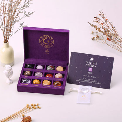 Zodiac Crystal Set Leo